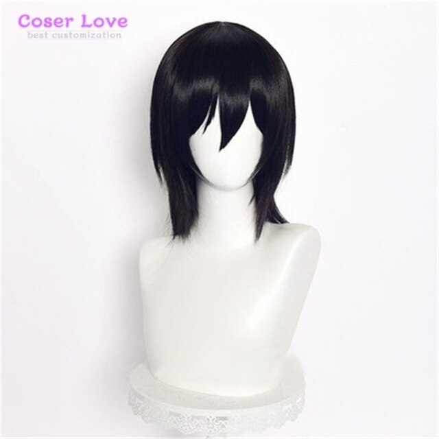 Miyamura Izumi Black Short Wig Cosplay Costume Heat Resistant