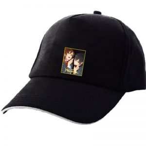 Japanese Anime Hori san to Miyamura kun Horimiya Cosplay New Style Pink Hats Fashion Cap Black 2 - Horimiya Merch Store