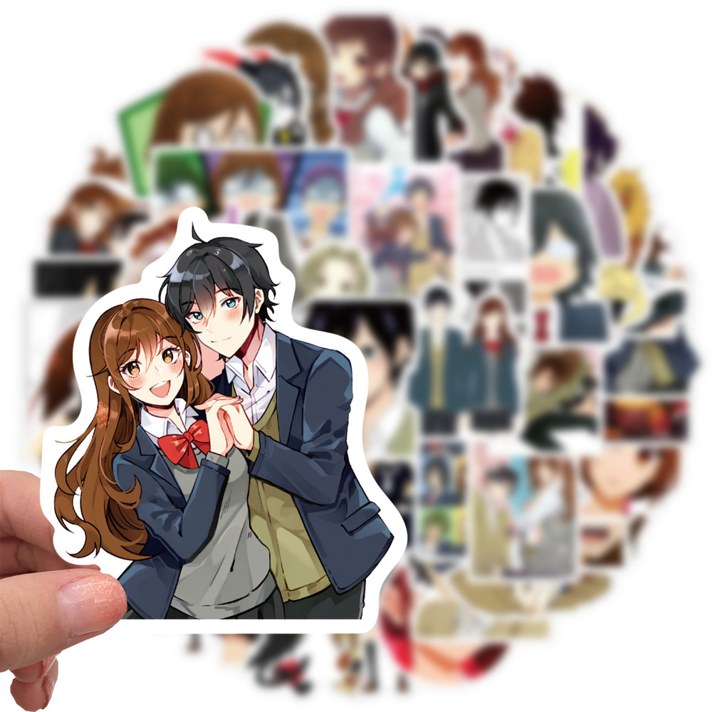 10/50pcs Japanese Anime Horimiya Poster Painting Graffiti Stickers for Trolley Case Laptop Phone Car Waterproof Sticker Decals