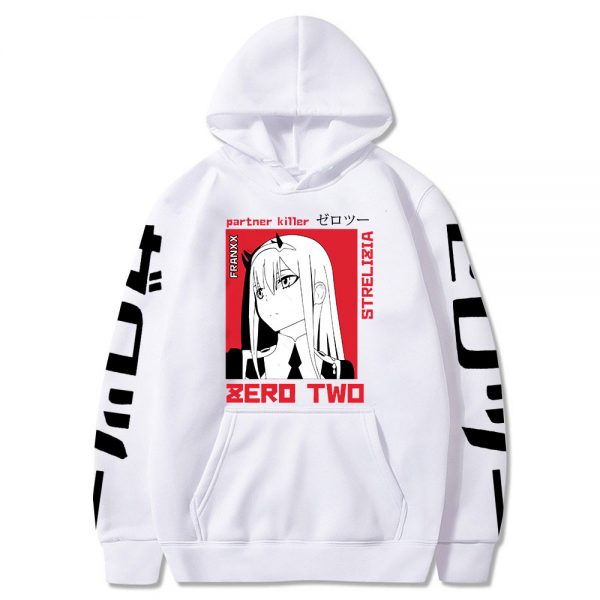 2021 New Kawaii Anime Darling In The Franxx Men Women Unisex Hoodies Sweatshirts Zero Two Hoodie 1 - Horimiya Merch Store