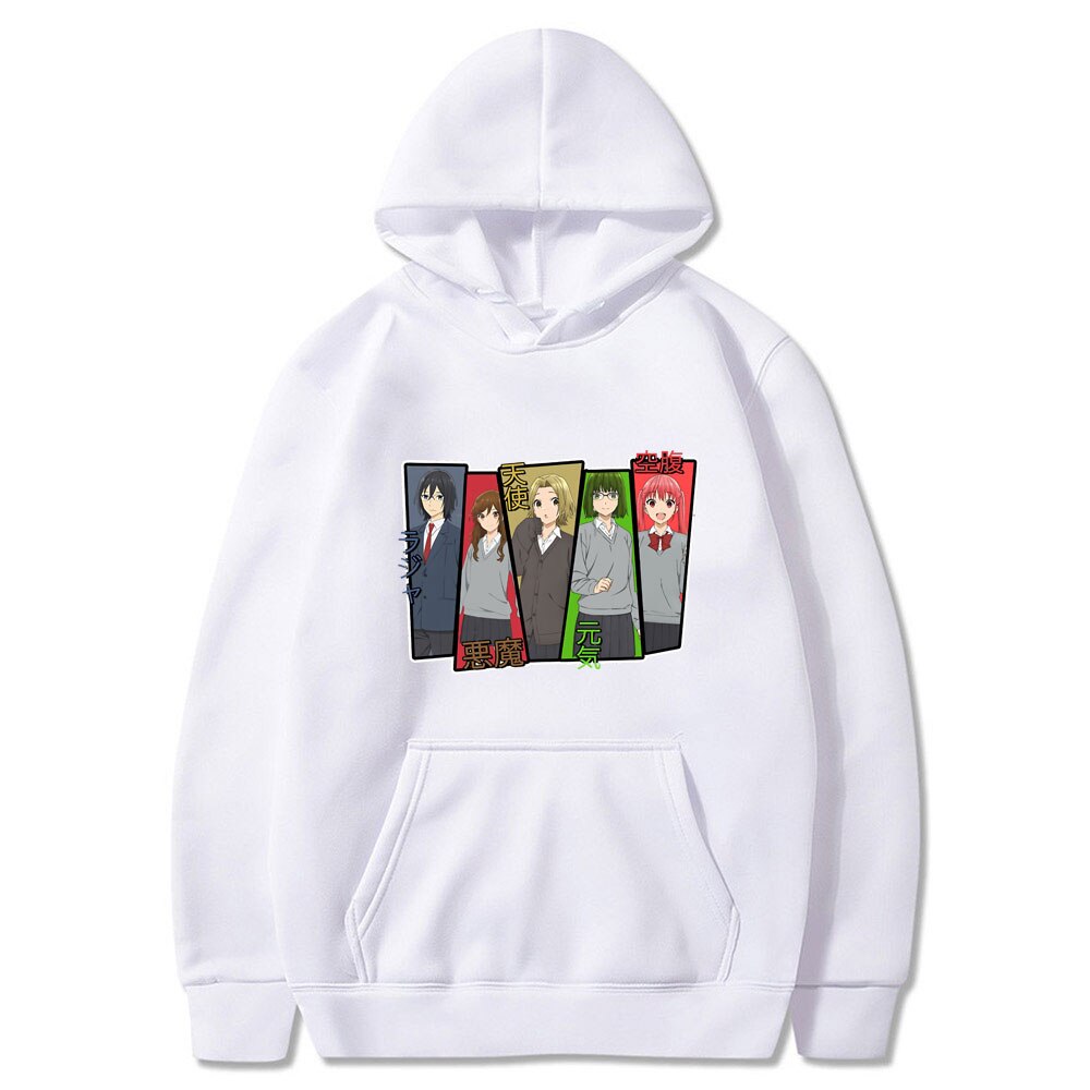 2021 new product hoodie Horimiya Hori and Miyamura Couple Hoodie men Japanese anime print Harajuku hooded sweatshirt men tops