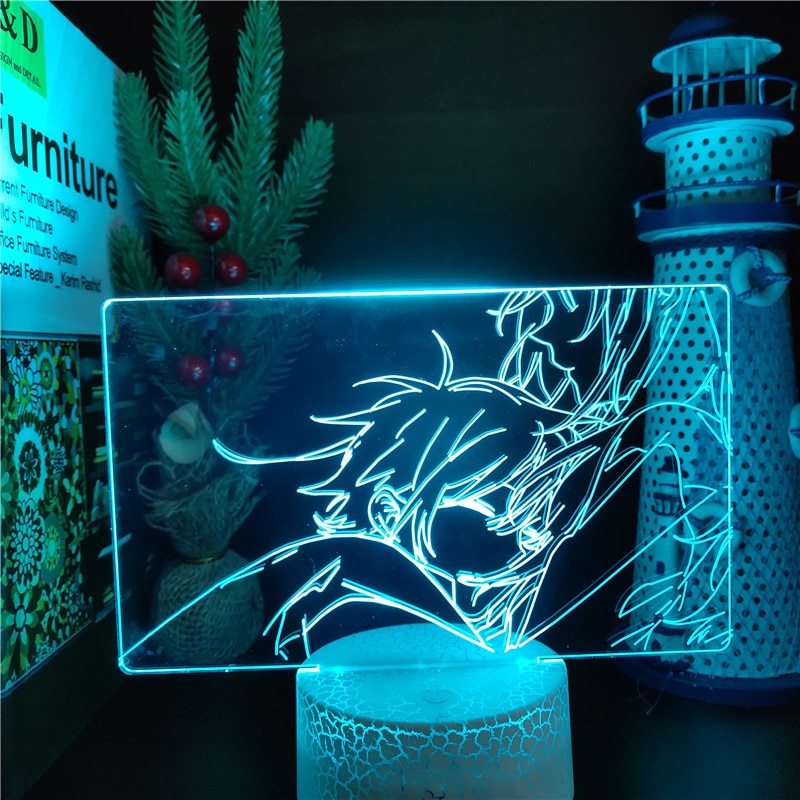 Hori-san to Miyamura-kun horimiya Acrylic 3D Lamp Anime Led Night Light Decor For Kids Room Table Night Lamp Manga Gift For Boy