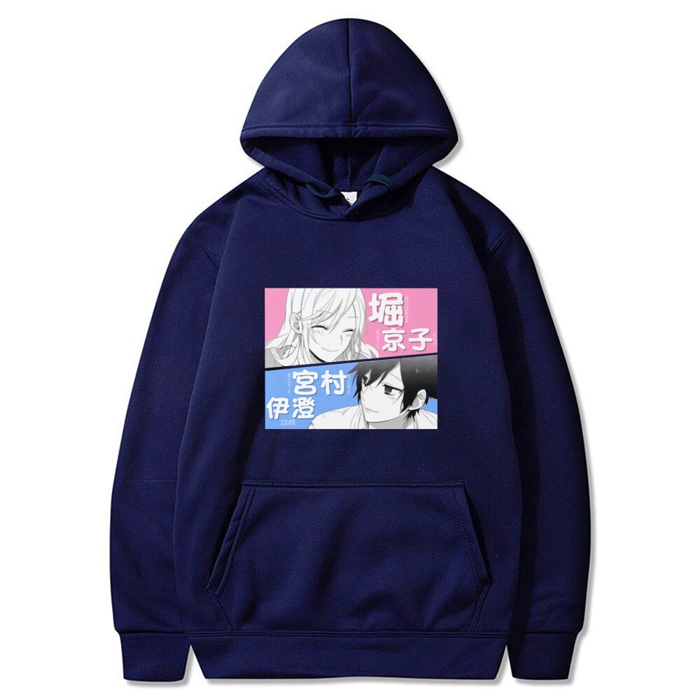 Japan Anime Horimiya Hori San To Miyamura Kun hoodie men Spring Autumn Long Sleeve Print Hooded Sweatshirt Fashion pullover top