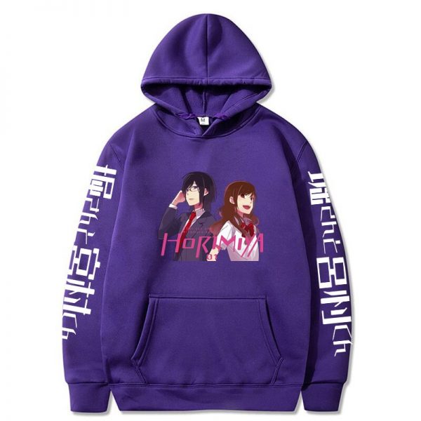 New Arrival Harajuku Men Anime Hoodies Horimiya Printing Pullover Sweatshirt Hip Hop Streetwear Dropshipping