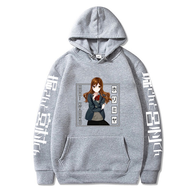 Sweatshirt Anime Hoodies Horimiya Hori Kyoko and Yoshikawa Yuki Printed Sports Harajuku Long Sleeve Clothes